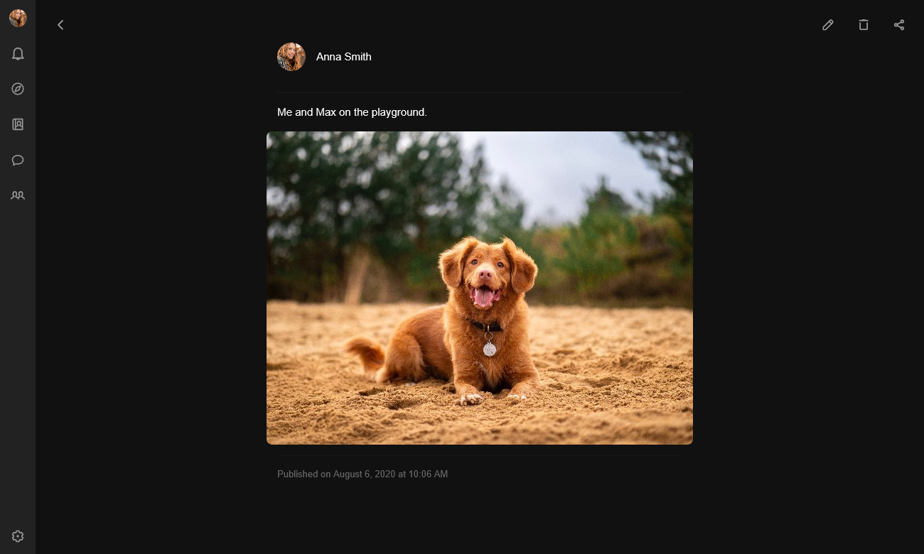 The Dots Mesh web app