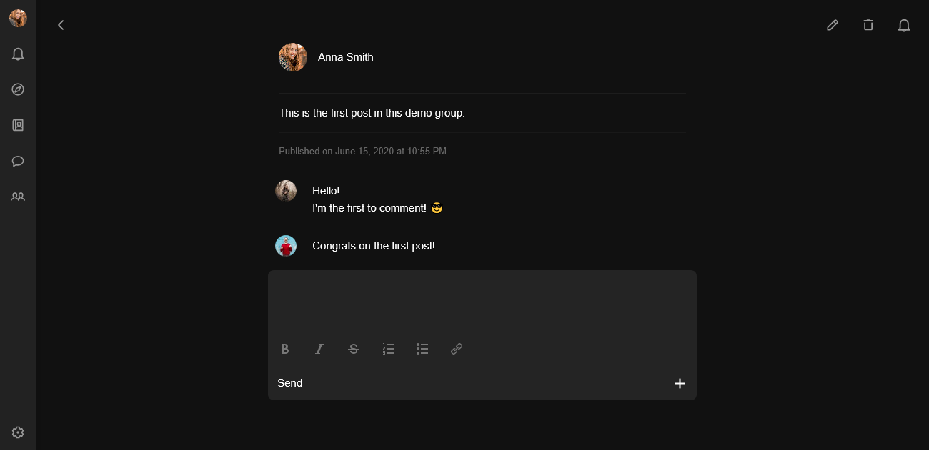 The Dots Mesh web app
